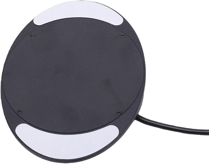 Concealed Wireless Charger Under Desk Wireless Charger 10W Fast Charging Countertop Phone with Automatically Adjusts Power Output for Table Nightstand Coffee Shops