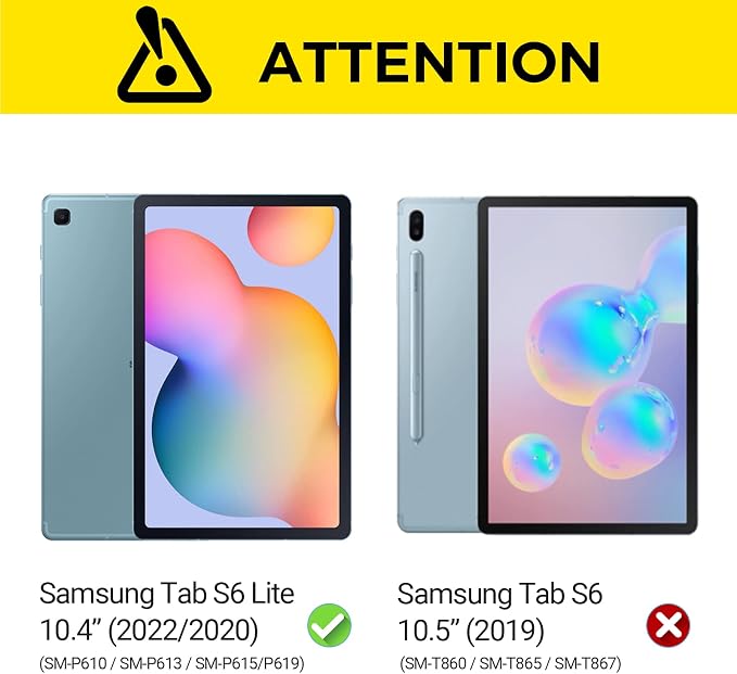 Kids Case for Samsung Galaxy Tab S6 Lite Shockproof Handle Stand Blue | Lightweight Kids Friendly EVACompatible with Samsung Galaxy Tab S6 Lite 10.4 Inch 2024/2022/2020 Release S Pen Holder