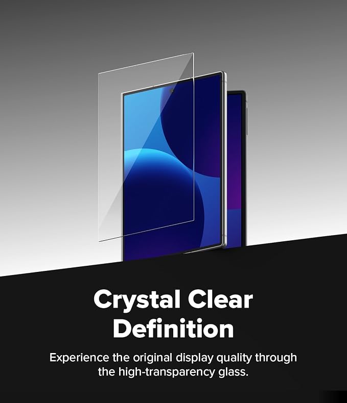 Ringke for Samsung Galaxy A35 5G Screen Protector [Easy Slide 2 Pack] | Easy Installation with Alignment Tool Case Friendly Premium 9H Hardness Tempered Glass