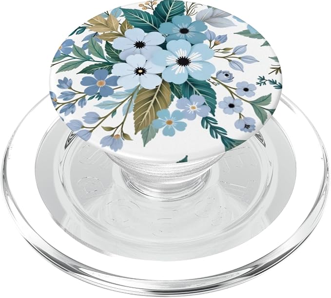 Garden Party Blue PopSockets PopWallet for MagSafe