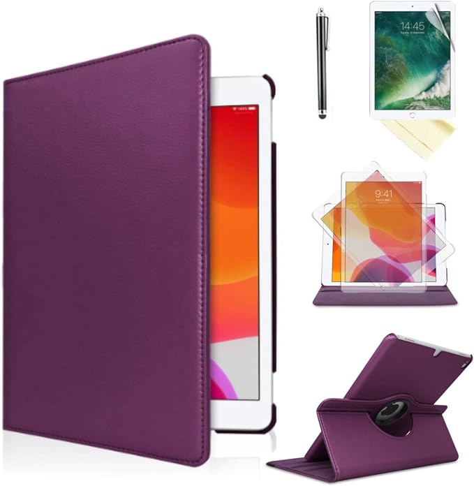 Case for iPad Air 1st Generation Models A1474 A1475A1476 360 Rotating Stand with Wake Up/Sleep Function Also for iPad 6th 5th Air2nd Generation 9.7 inch case (Art Flower)