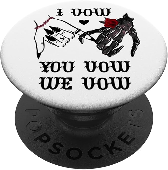 I Vow You Vow We Vow Merch Dark Romance Smutty Book Lovers PopSockets PopWallet for MagSafe