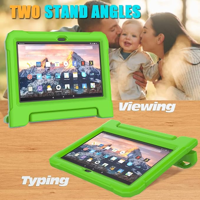 DJ&ampRPPQ Kids CaseEVA Strong Anti Drop is Suitable for 10 inch Tablet. Not Compatible with Ipad 10in Tablet Black