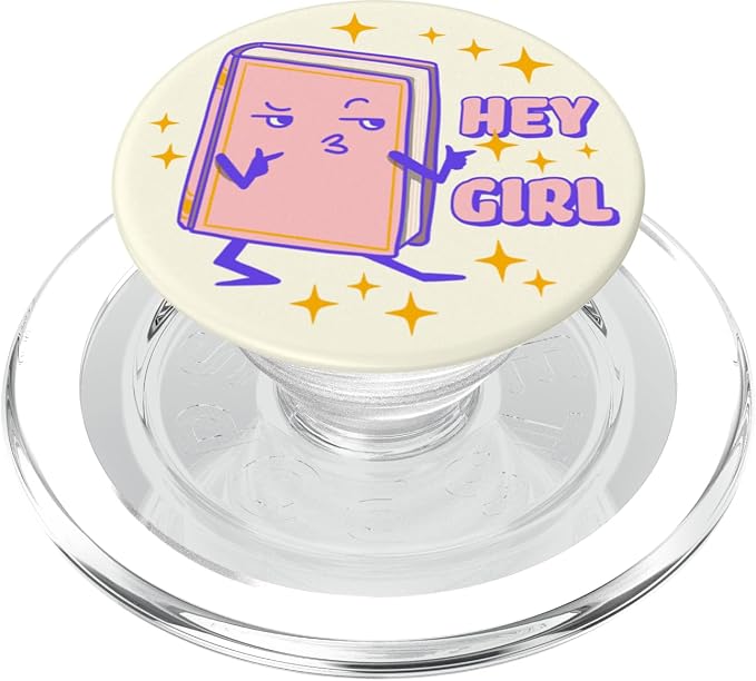 PopSockets Bookish Phone Grip &amp Stand - Hey Girl PopSockets PopWallet for MagSafe