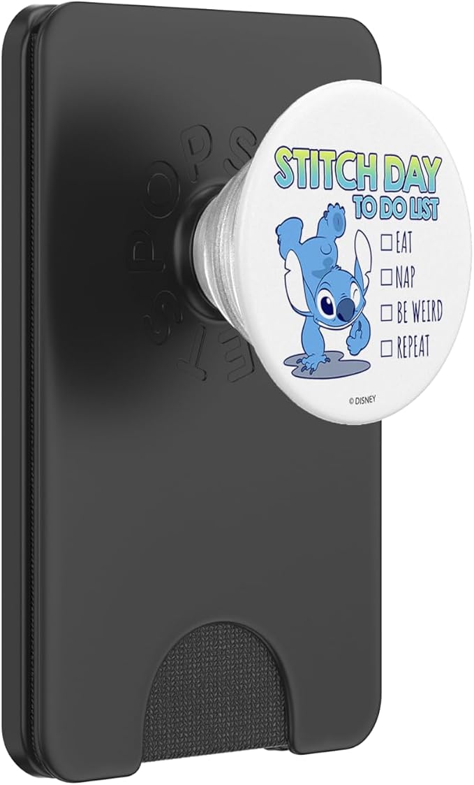Disney Lilo &amp Stitch Stitch Day to Do List PopSockets Adhesive PopGrip