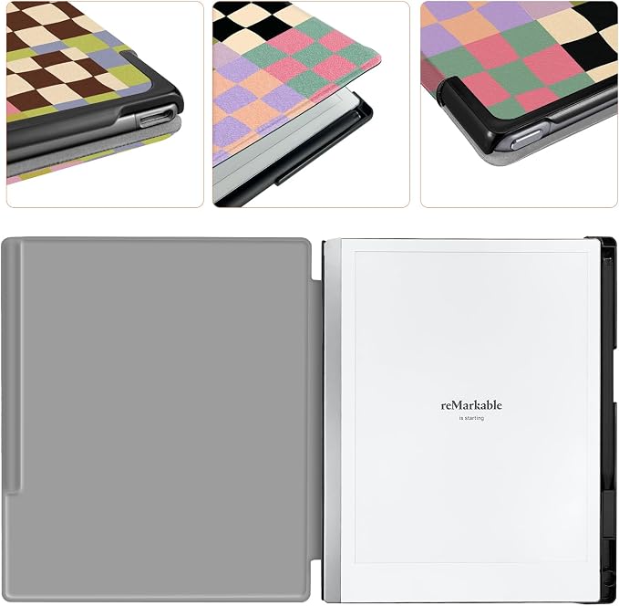 Case for Remarkable 2 Paper Tablet 10.3 2020 ReleasedLightweight and Hard Back Shell Protective Book Folio Cover with Built-in Pen HolderComes with Remarkable 2 Pen Tips.
