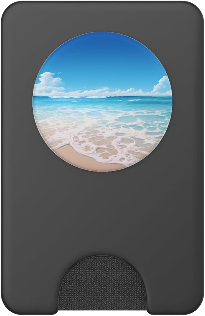 Cute Beach Themed Beach Scene PopSockets PopGrip for MagSafe