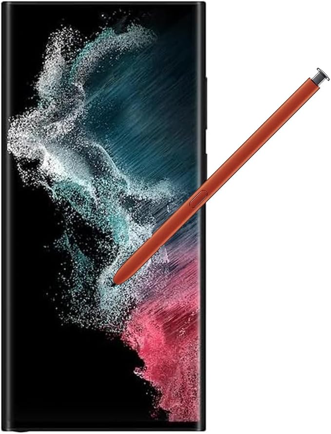 Galaxy S22 Ultra S Pen WithBluetooth Replacement for Samsung Galaxy S22 Ultra 5G Touch Stylus Pen S22 S Pen Replacement + Tips/Nibs (Black)