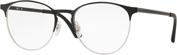 Ray-Ban Unisex Rx6375 Round Prescription Eyeglass Frames