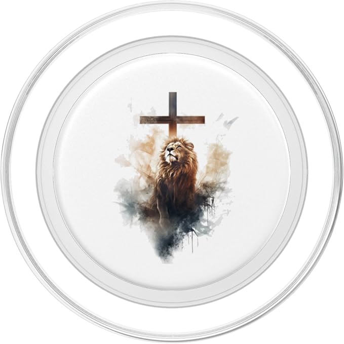 Yeshua Lion of Judah Christian Faith Jesus God Revelation PopSockets PopGrip for MagSafe