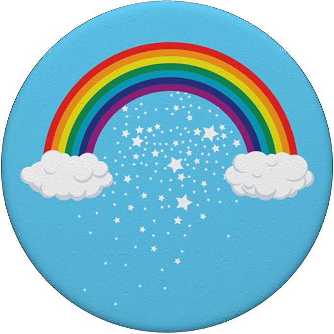 Rainbow Pop Phone Grip for Smartphones &amp Tablets PopSockets PopGrip: Swappable Grip for Phones &amp Tablets PopSockets Adhesive PopGrip