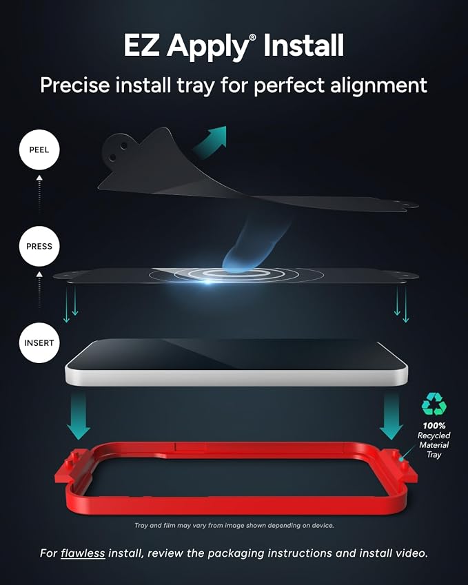 ZAGG InvisibleShield Glass Elite Google Pixel Fold Screen Protector - Superior Impact &amp Scratch Protection with Fingerprint-Resistant Finish and ClearPrint Technology