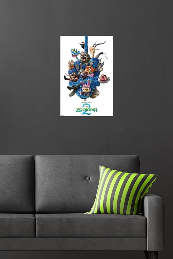 Disney Zootopia 2 (2025) - Group One Sheet Wall Poster, 22.4L" x 14.7W", Premium Unframed Version