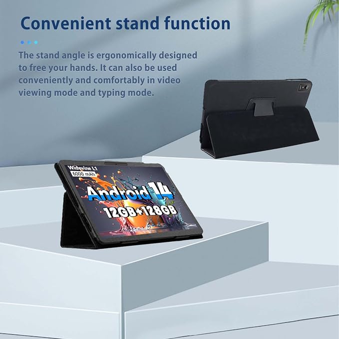 Case for Hasskya K50 Tablet 10inchNOUKAJU Tablet Protection CaseStand FunctionAnti-DropProtection Cover for Hasskya K50(Black)