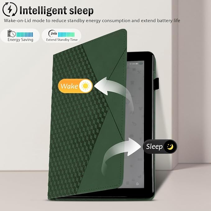 Case for FM 11 (13th Gen 2023) Multi-Angle Stand with Flexible Fixation Auto Wake/Sleep TPU Material (Brown)