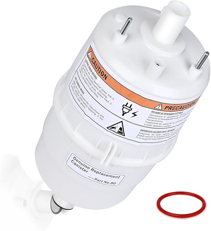 Alinwirsy Upgrade 80 Steam Canister for Aprilaire Steam Humidifier Models 800, 801, 865, 866, 80 Replacement Canister OEM Substitute for Aprilaire Canister, 1 Pack