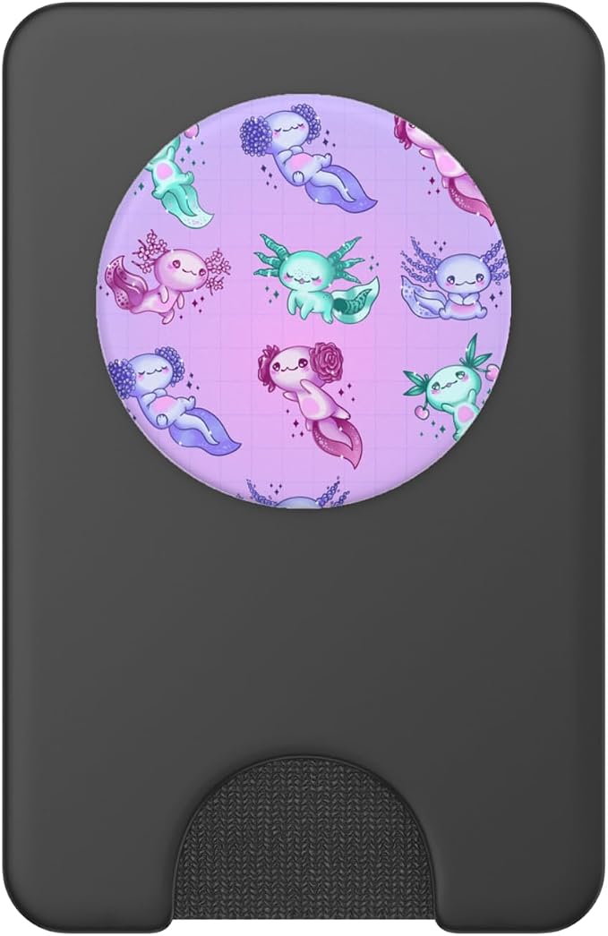 Axolotl Pattern PopSockets Adhesive PopGrip