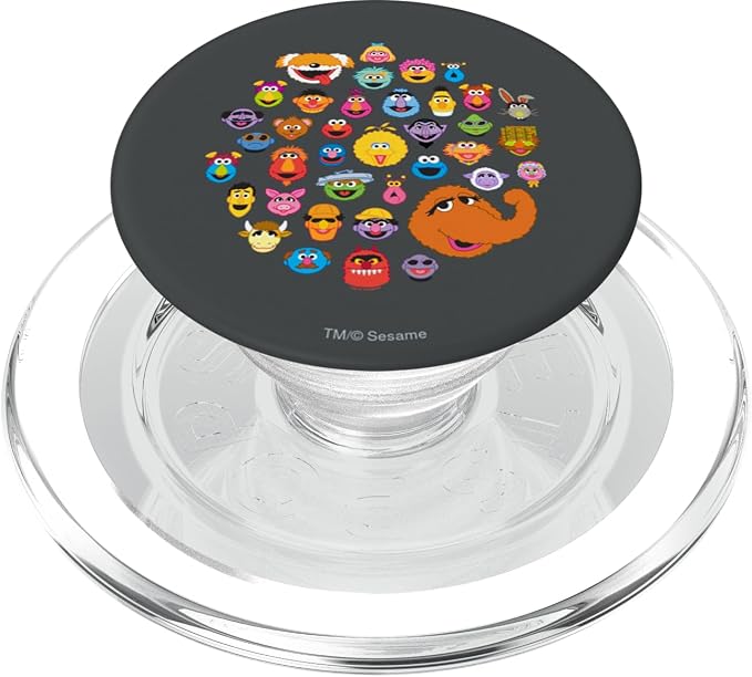 Sesame Street Character Head Shots PopSockets Adhesive PopGrip