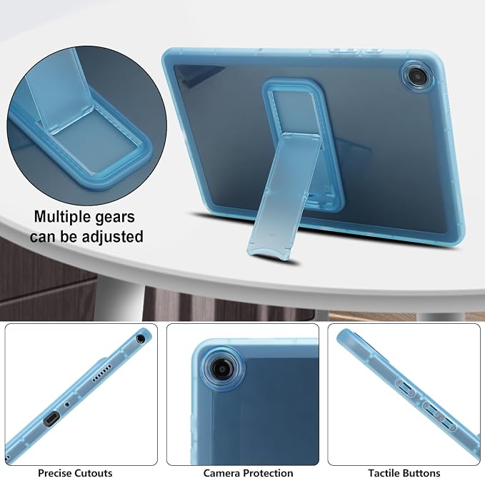 Dteck Case for Samsung Galaxy Tab A 8.0 (2015) Tablet SM-T350/355/357 Case 8 Inch PU Leather Lightweight Folio Case with Card Slots/Stand Features Cute Cartoon Protective Cover Purple Butterfly