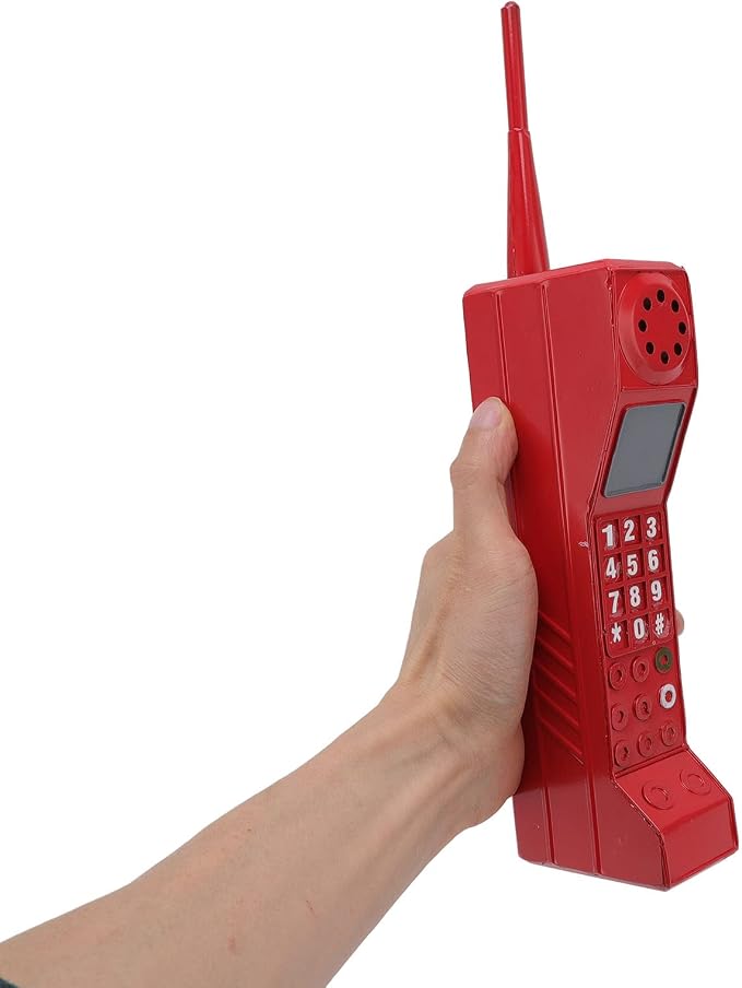 Retro 90s Mobile Phone Prop - Black for 80s 90s Party Decor &amp Home Living Room Decor
