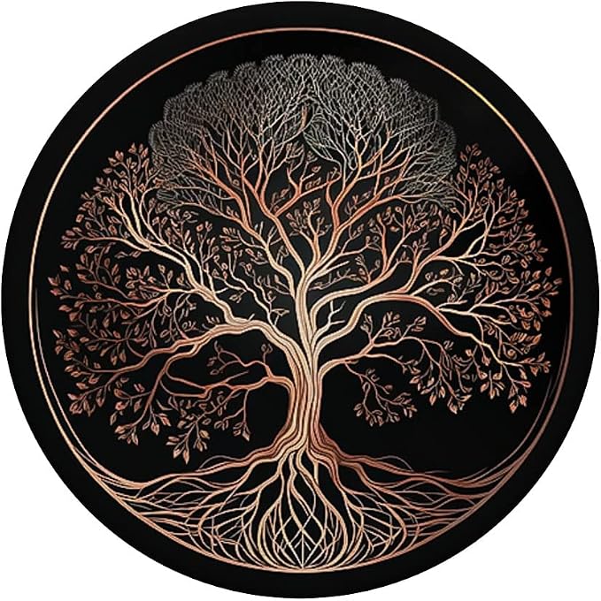 Tree of Life Yoga Leaves Spiritual Symbol Nature Rose PopSockets Adhesive PopGrip
