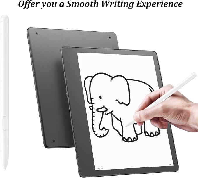 Stylus Pen Replacement for Kindle Scribe Pen Compatible with Kindle Scribe 4096 Levels of Pressure Sensitivity with Magnetic Absorption Function(Black)