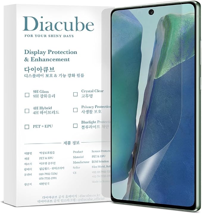 [3 Pack] For Samsung Galaxy Note 20 3 Pack Anti-Glare Matte Screen Protector [Support Fingerprint Unlock] Anti-Fingerprint Full Coverage Bubble-Free Easy Installation with Alignment