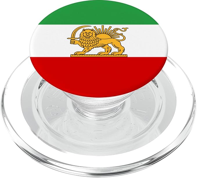Iran Lion and Sun State Flag 1964-1980 PopSockets PopWallet for MagSafe
