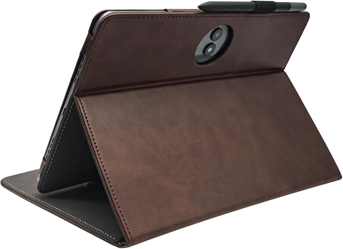 Hand Strap Case for 11.5 TCL NxtPaper 11 Plus (9469X) Tablet PU Leather Bidirectional Multi-Angle Stand Cover with Auto Sleep &amp Wake/Elastic Pen Holder (Black)