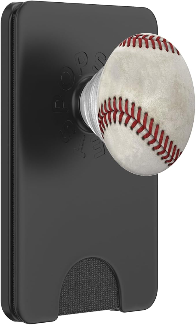 Baseball Distressed Ball Sports Team Phone Holder PopSockets Adhesive PopGrip