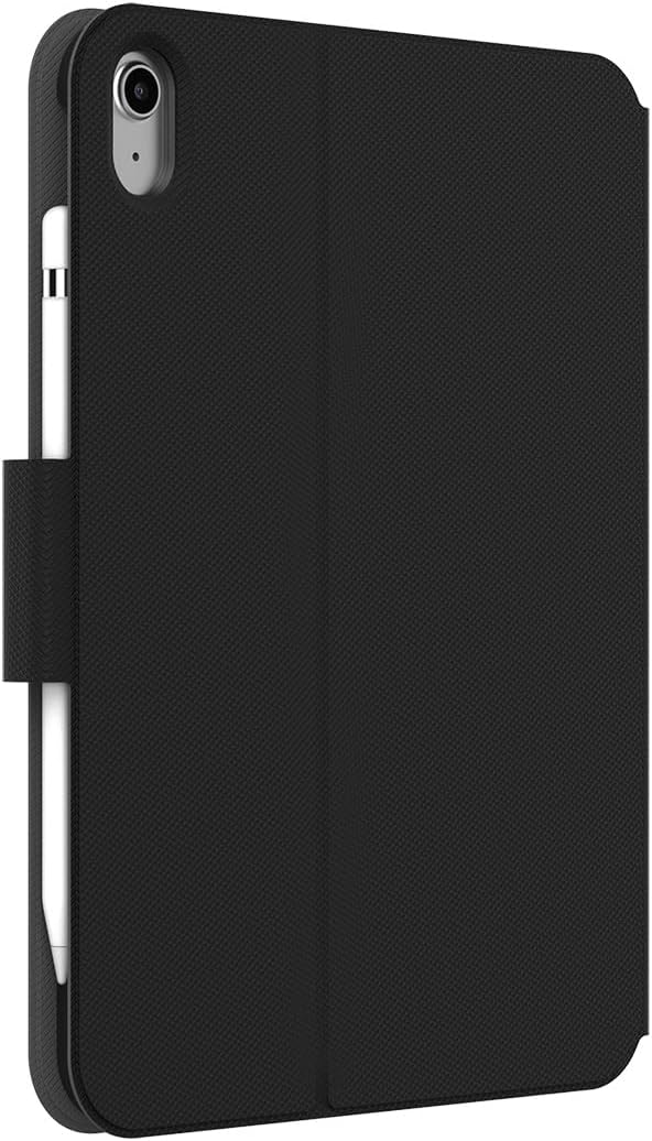 Incipio - SureView Protective Folio Case for iPad 10th Gen Lightweight Slim Cover with Adjustable Stand Scratch Protection (Black)