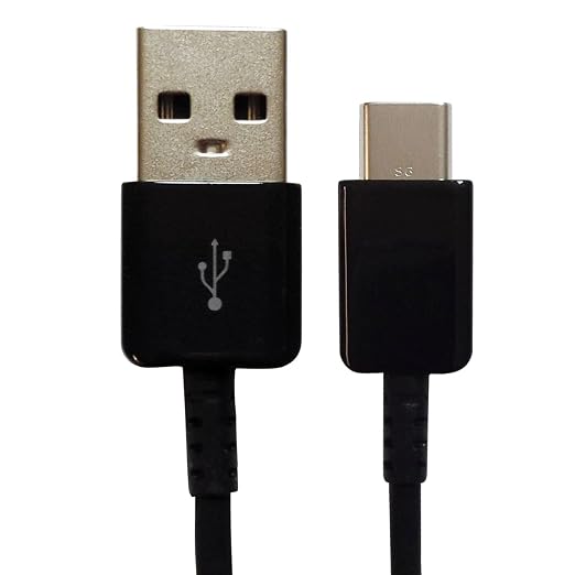Samsung EP-DG930MBEGWW Original USB Type-C Data Cable Pack of 2 Black