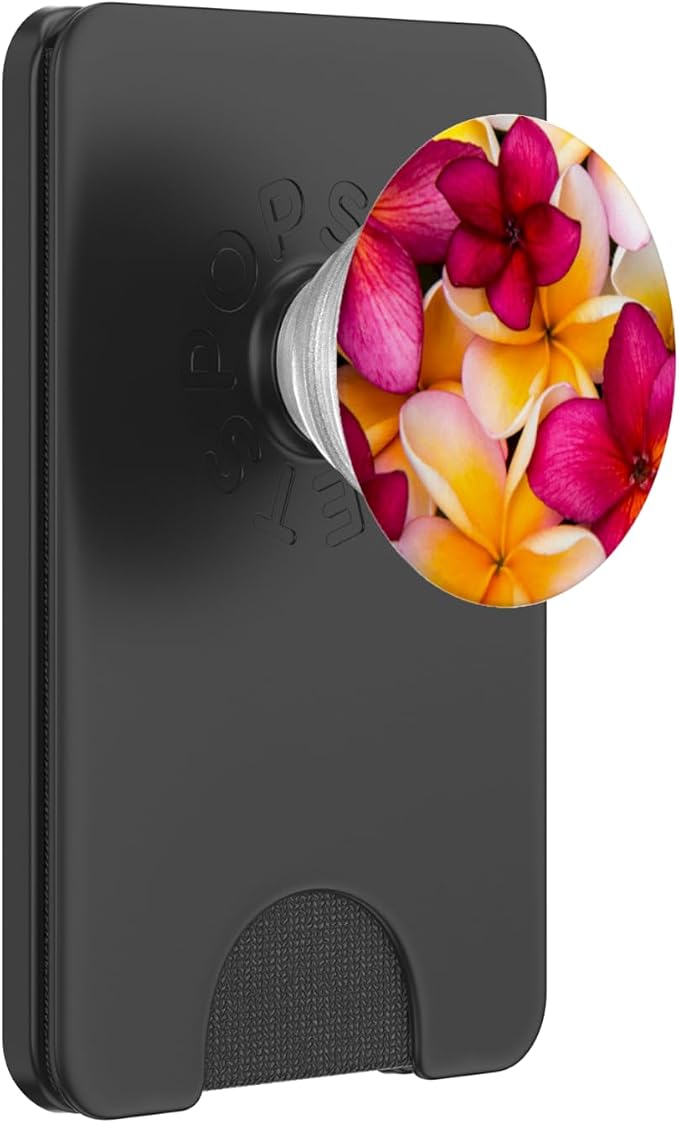 Plumeria Flower Pretty Garden Hawaii Pop Socket Phone Holder PopSockets Adhesive PopGrip