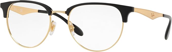 Ray-Ban Unisex Rx6396 Round Prescription Eyeglass Frames