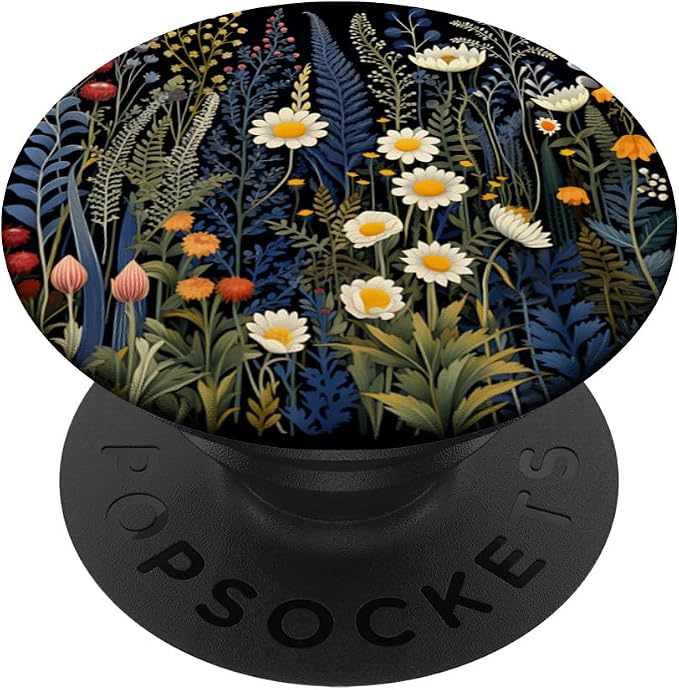 Wildflower Flowers Design Floral PopSockets PopGrip for MagSafe