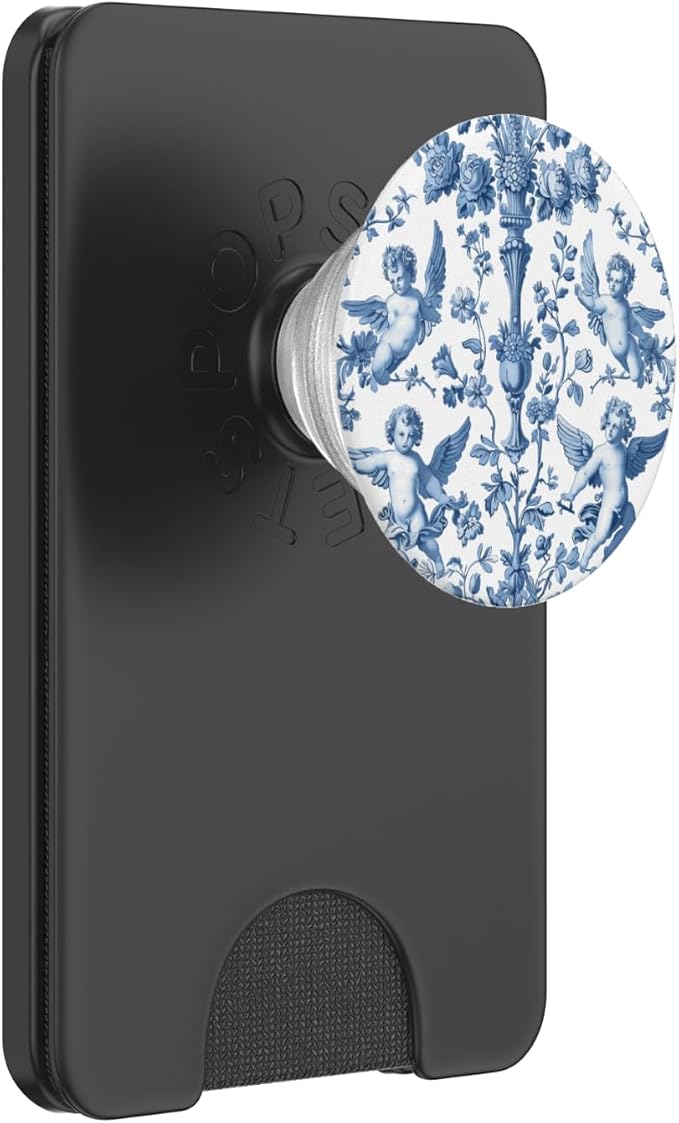 Toile de Jouy French Country Decorating Pattern PopSockets Adhesive PopGrip