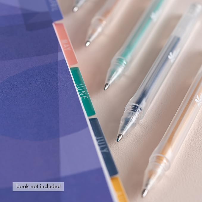 Erin Condren Colorful Gel Pens 12-Pack Rich Premium Ink. Writes Smoothly on Most Surfaces. Set of 12 Pens with 12 Ink Colors Perfect for Writing and Drawing