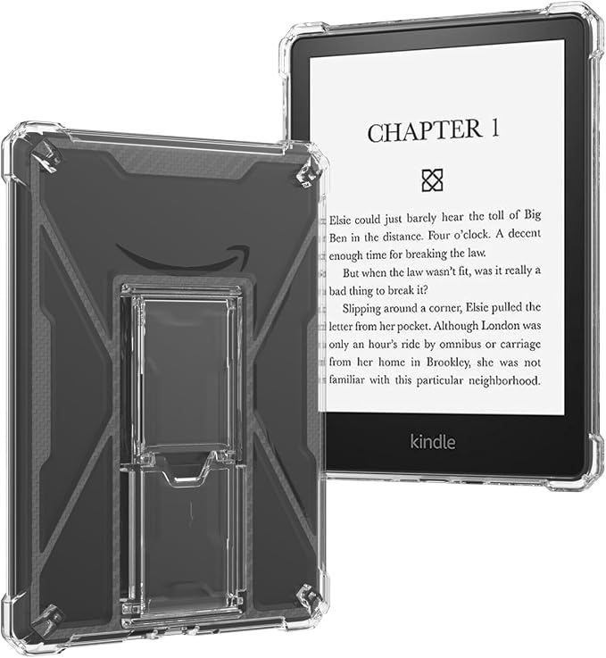 Clear Case for All-New Amazon Kindle Fire Max 11 Tablet (13th Generation 2023 Release) 11 Slim Lightweight Shell Transparent Soft TPU Back Shockproof Crystal Reinforced Corner Cover Clear