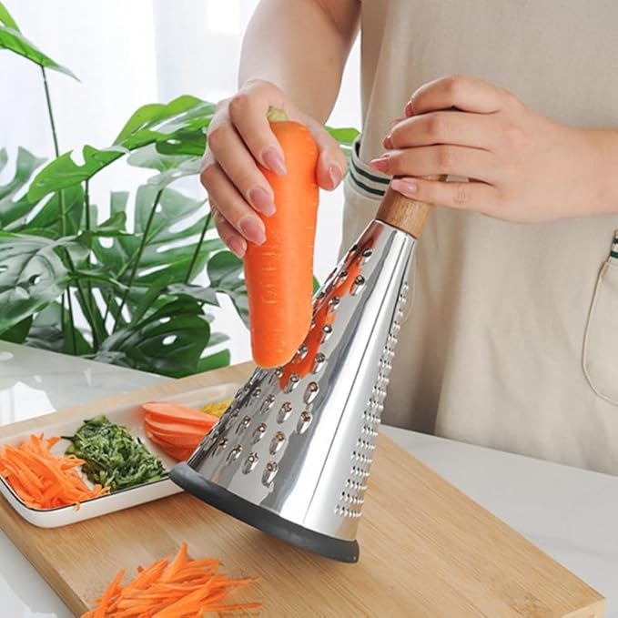 Ciieeo Manual Cheese Grater Stainless Steel Vegetable Grater with Ergonomic Handle Kitchen Gadget for Cheese Fruit and Melon Household Graters for Kitchen 11.81 X 5.11 X 5.11 in