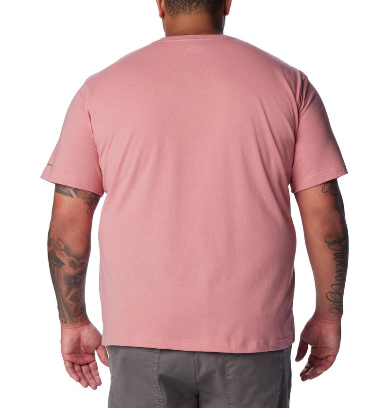 Columbia Men's Thistletown Hills Short Sleeve, Pink Agave, XX-Large