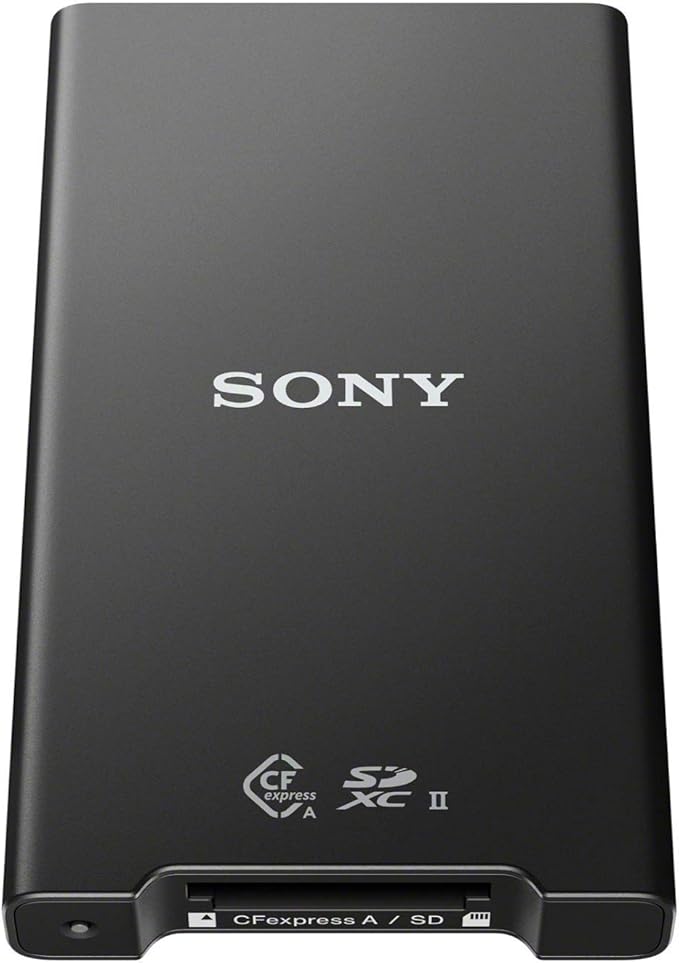 Sony CFexpress Type A 160GB Memory Card with Sony MRWG2 CFexpress Type A/SD Memory Card Reader and Knox Gear 4 Port USB 3.0 Hub Bundle (3 Items)