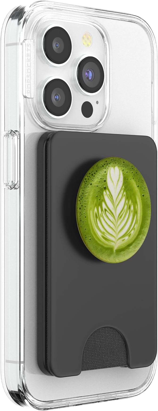 Matcha Tea Latte Art Caffeine Lovers Coffee PopSockets PopGrip for MagSafe