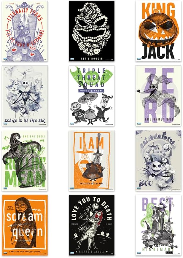 Disney The Nightmare Before Christmas Poster Book