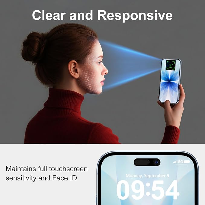 BossKiss for iPhone 11/iPhone XR Screen Protector TOP 9H Hardness Military Grade Shatterproof HD Tempered Glass Full Coverage Anti-Scratch Easy Installation Case Friendly 2 Pack