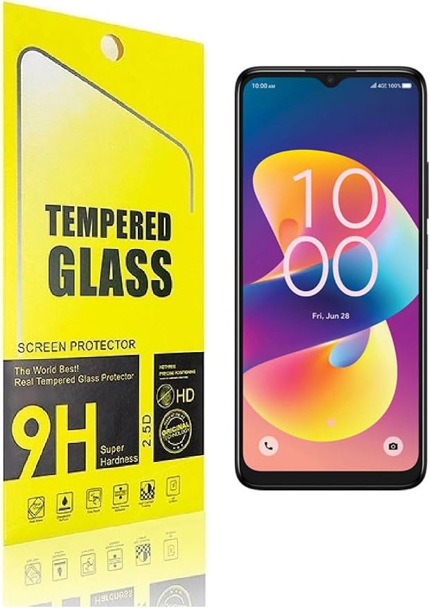 PT 2 Pack Tempered Glass Screen Protector Compatible For TCL 50 LE T510D