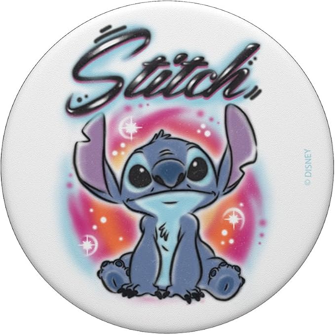 Disney Lilo &amp Stitch Airbrush Portrait PopSockets Adhesive PopGrip