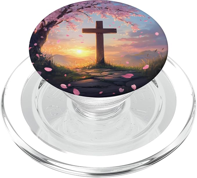 Christian Cross PopSockets PopGrip for MagSafe