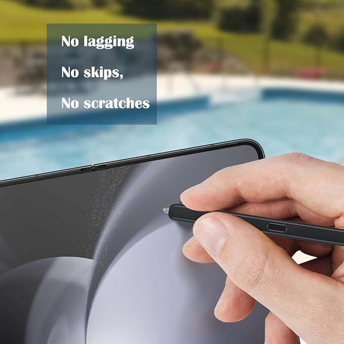 Galaxy Z Fold 5/6 Stylus Pen Fold Edition for Samsung Galaxy Z Fold5 5G Slim S Pen Galaxy S Pen 5/6 Fold Edition Touch Stylus EJ-PF946BBEGWW with Nibs