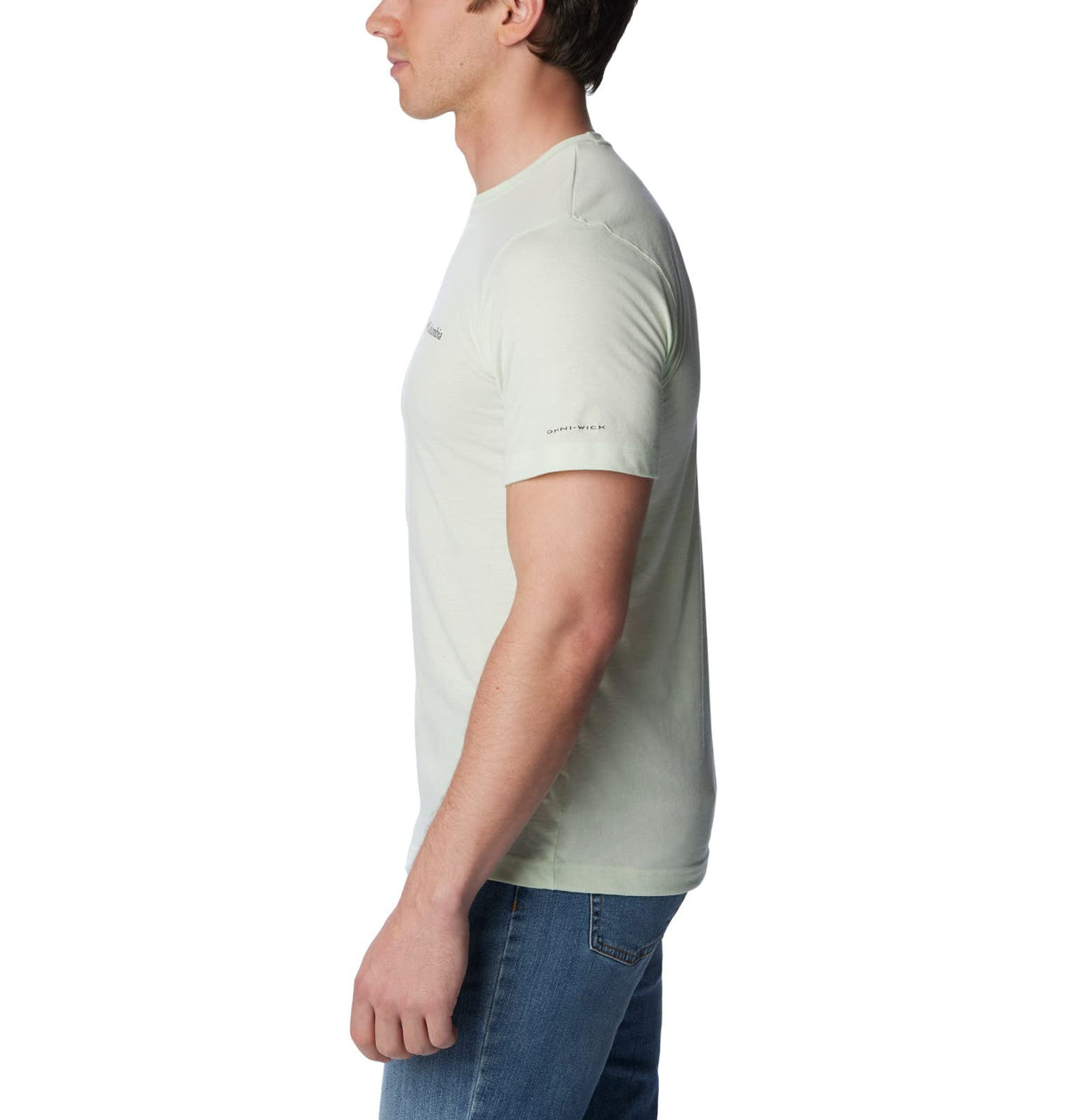 Columbia Men's Thistletown Hills Short Sleeve, Ice Green Heather, 2X Big