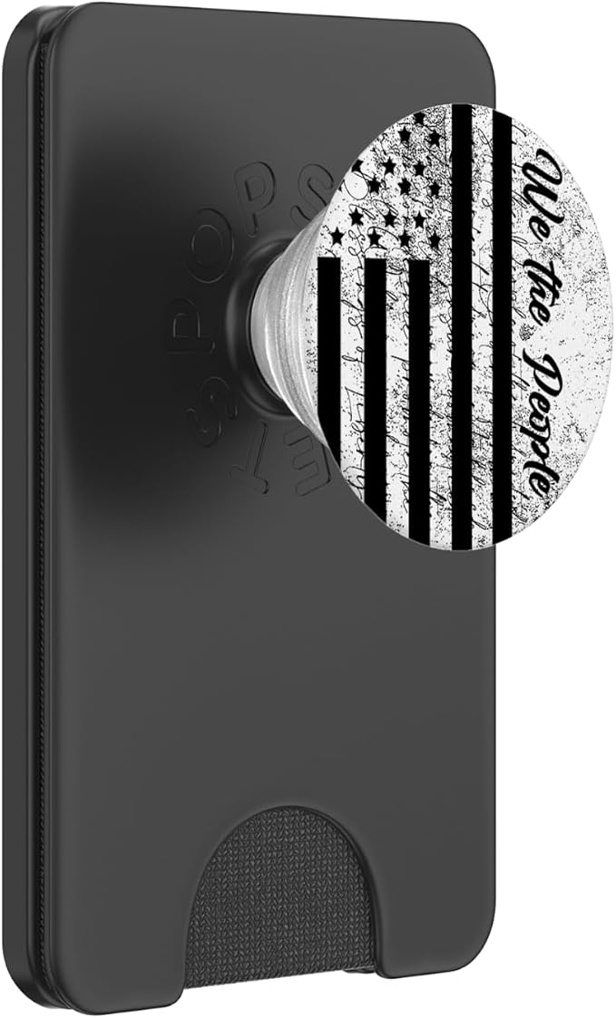 American Flag We The People Vintage US Constitution Patriot PopSockets Adhesive PopGrip